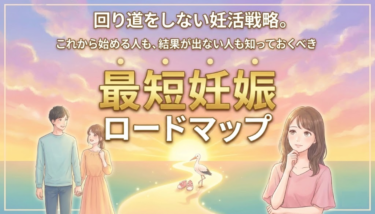 回り道をしない妊活戦略。これから始める人も、結果が出ない人も知っておくべき『最短 妊娠ロードマップ』